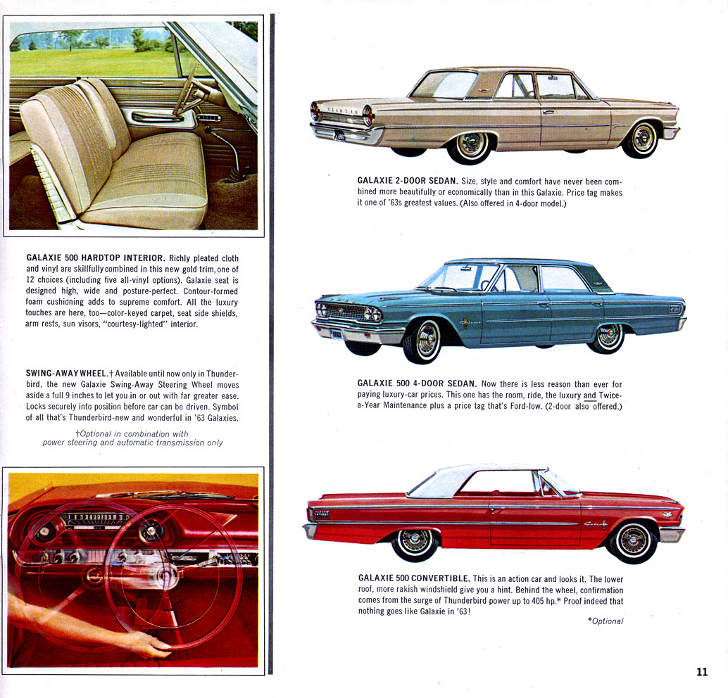 1963 Ford Brochure Page 12